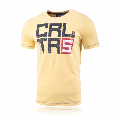 Big Block T-Shirt yellow-melange