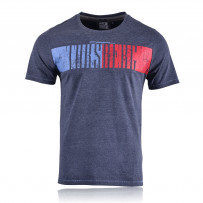 Stripe T-Shirt navy-melange